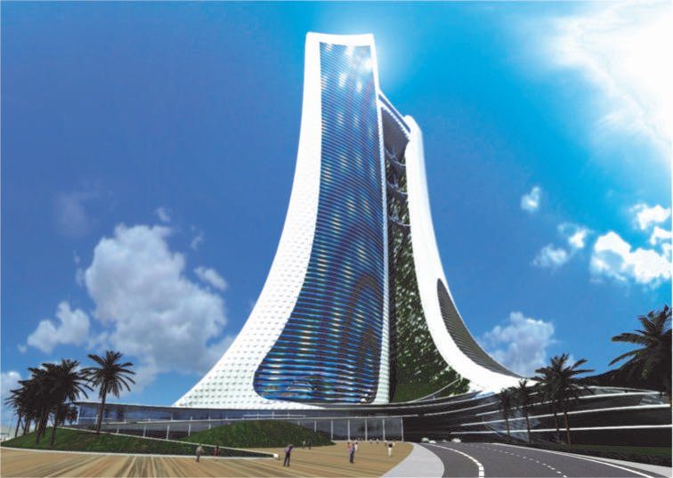 Ciudad vertical eco-cibernética