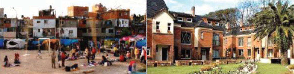 Similitudes y diferencias de la realidad urbana actual