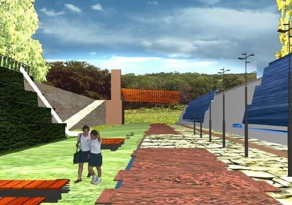 Parque lineal vías ferrocarril