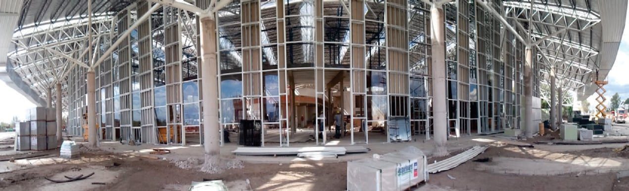 Nueva terminal de ómnibus de San Luis en construcción