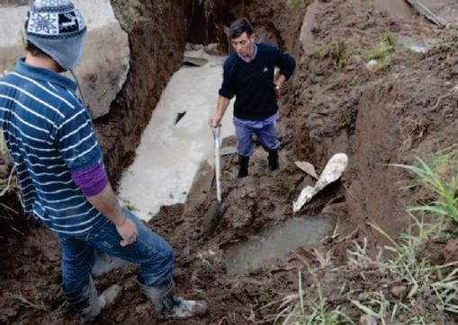 Agua y cloacas para los barrios del sur