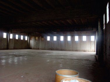 Vista interior de la planta