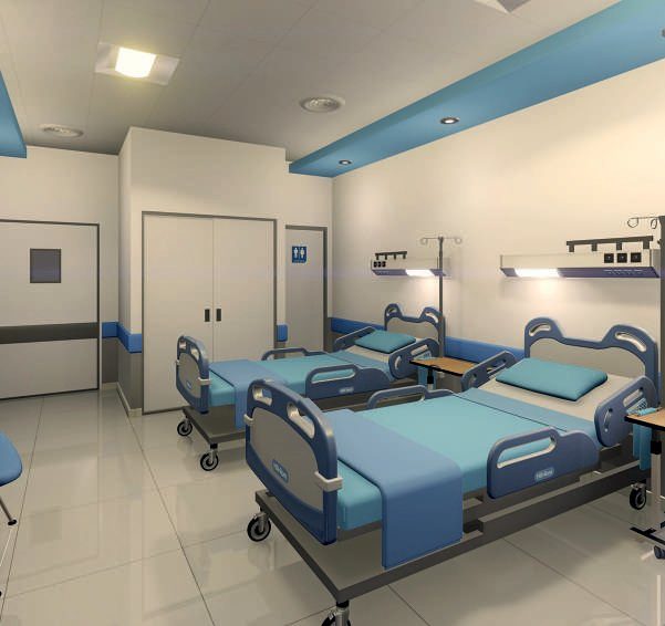 Interior: Salas de Internación