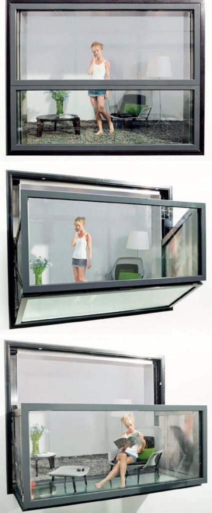 Balcón plegable