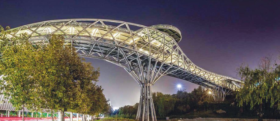 Puente peatonal Tabiat, Tehran, Irán / Diba Tensile Architecture, Leila Araghian + Alireza Behzadi