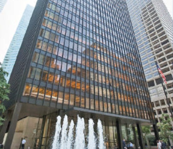 Edificio Seagram, Manhattan, Nueva York (1958), Ludwig Mies van der Rohe y Johnson