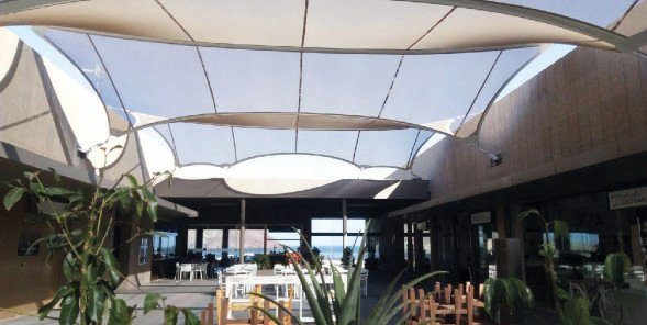 Membrana vinílica centro comercial Tenerife - Arenas & Asociados