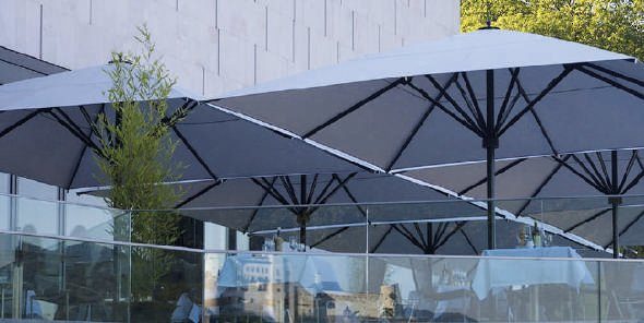 Sombrilla acrílico pvc poliéster