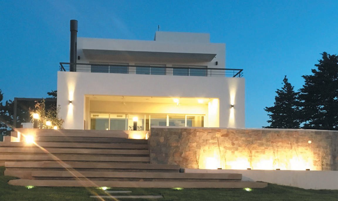 El paisaje se encargó de proyectar...