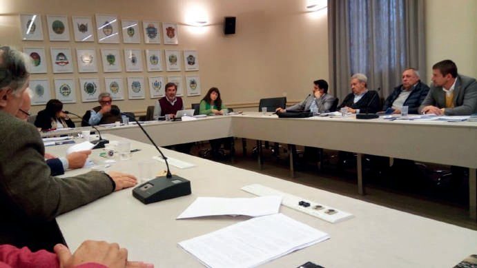 Reunión del Consejo Universitario en el Ministerio de Educación