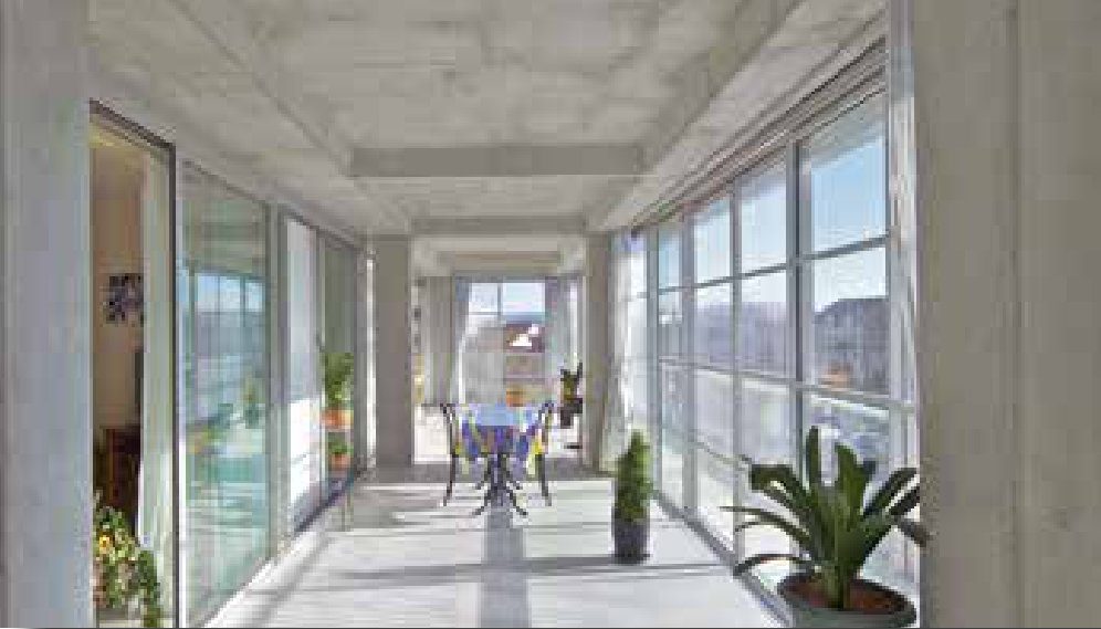 Grand Parc, Burdeos: balcones y jardines de invierno incorporados a los apartamentos