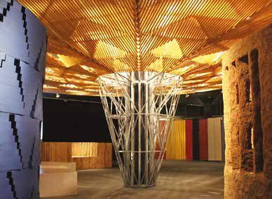 Serpentine Gallery en Londres (2017) Estructura alusiva a la escasez de agua.
