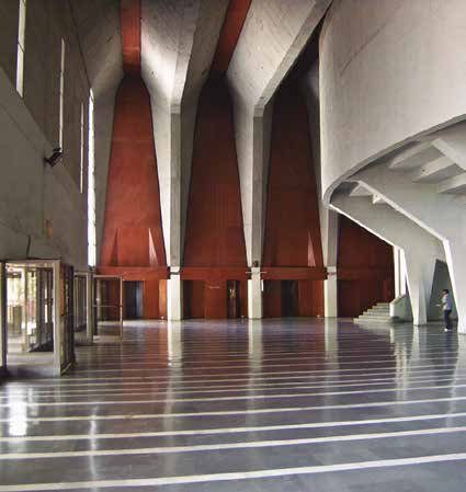 Tagore Memorial Hall (1966). Un clásico de la arquitectura brutalista