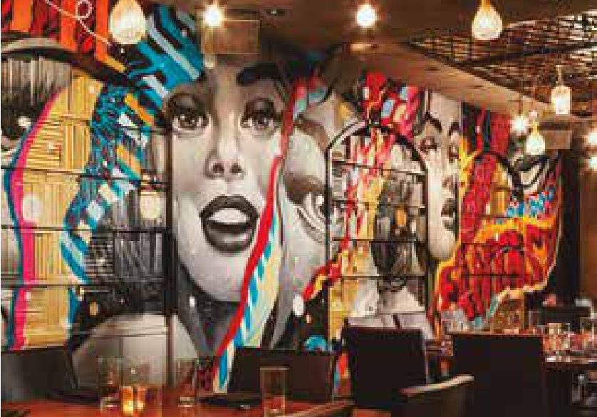 Graffiti bar