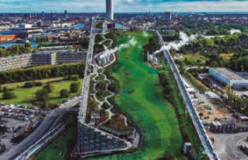 Central de energía Amager Bakke. Copenhague