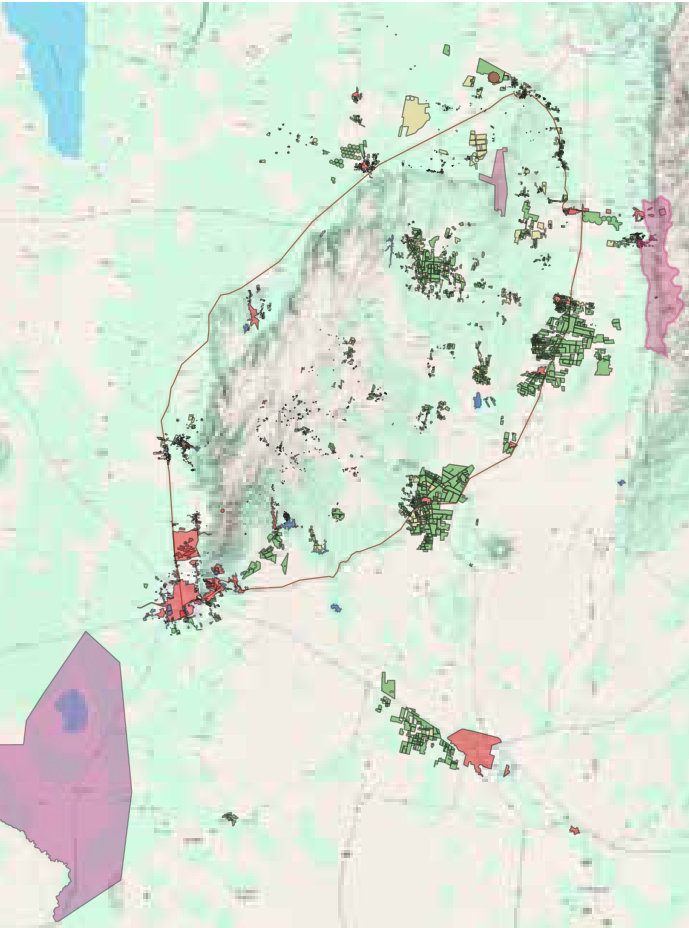Posible corredor de áreas protegidas